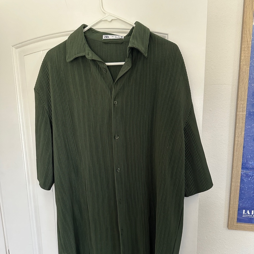 Zara Pleated Green Set